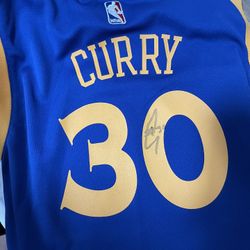 Steph Curry Autographed Jersey