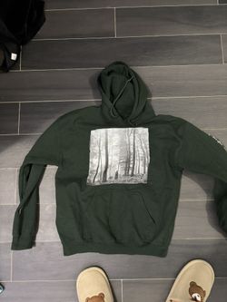 M Medium Green Folklore Hoodie