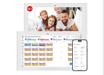10.1” Smart Digital Family Calendar & Chore Planner - New In Box