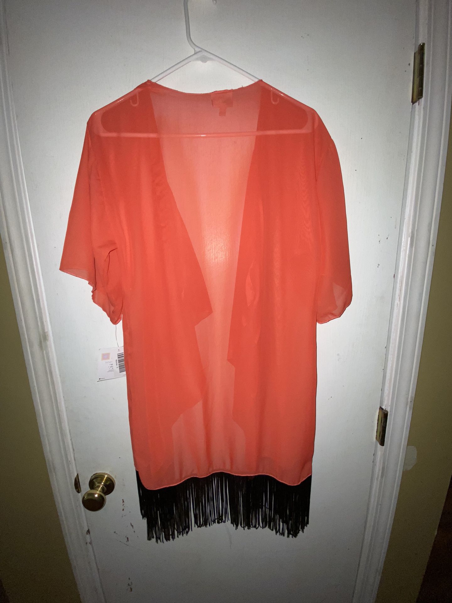 Nwt Lularoe Kimono With Fringe. (516). Small
