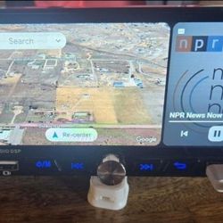 Single Din Car Radio Compatible with Wireless CarPlay, Car Stereo with 6.9 Touchscreen, Car BT, FM AM Radio, GPS Navigation Type-C/Dual USB 2.1A Fast