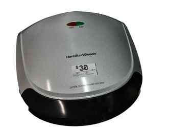 Hamilton 25371 Black Electric Grill / Smoker