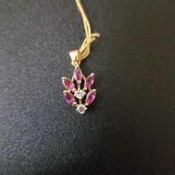 14k Yellow Gold Womens Pendant