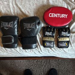 Fight Gear Power Lock 2 Boxing Gloves MMA Gloves 