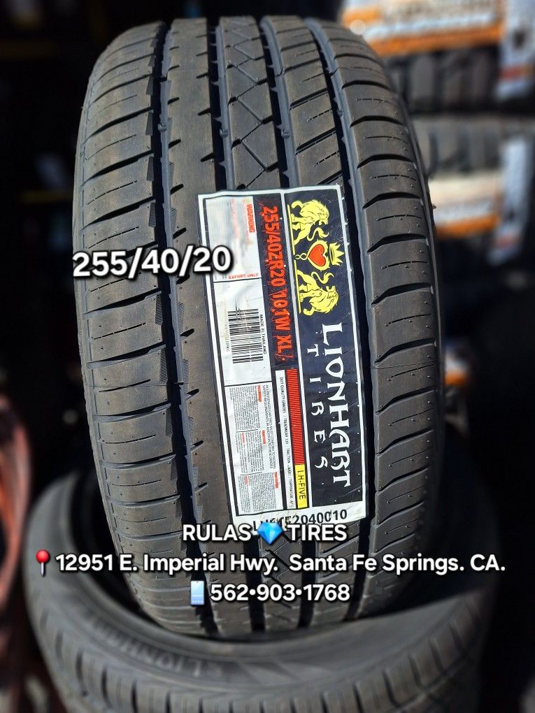 255/40/20 LIONHART TIRES ¤Brand new tires / Llantas nuevas ¤