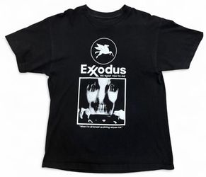 Exodus “we want you to die” tee shirt Size large