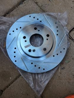Rotor for a Honda civic Si type front passenger side , Only one