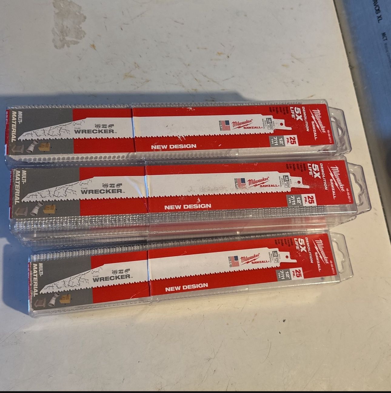 Milwaukee Sawsall Blades