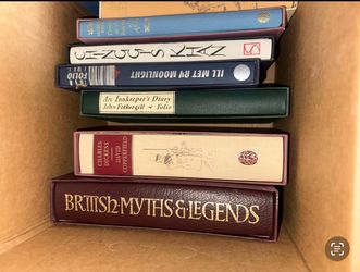 Folio society books. 1400$ worth of books