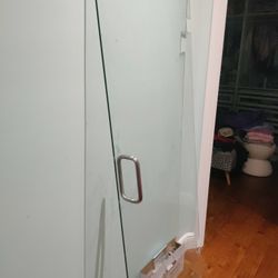 Shower Glass Doors Heavy Duty Great Condition 