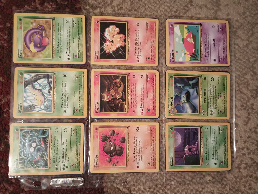 Vintage Holo Pokemon Cards