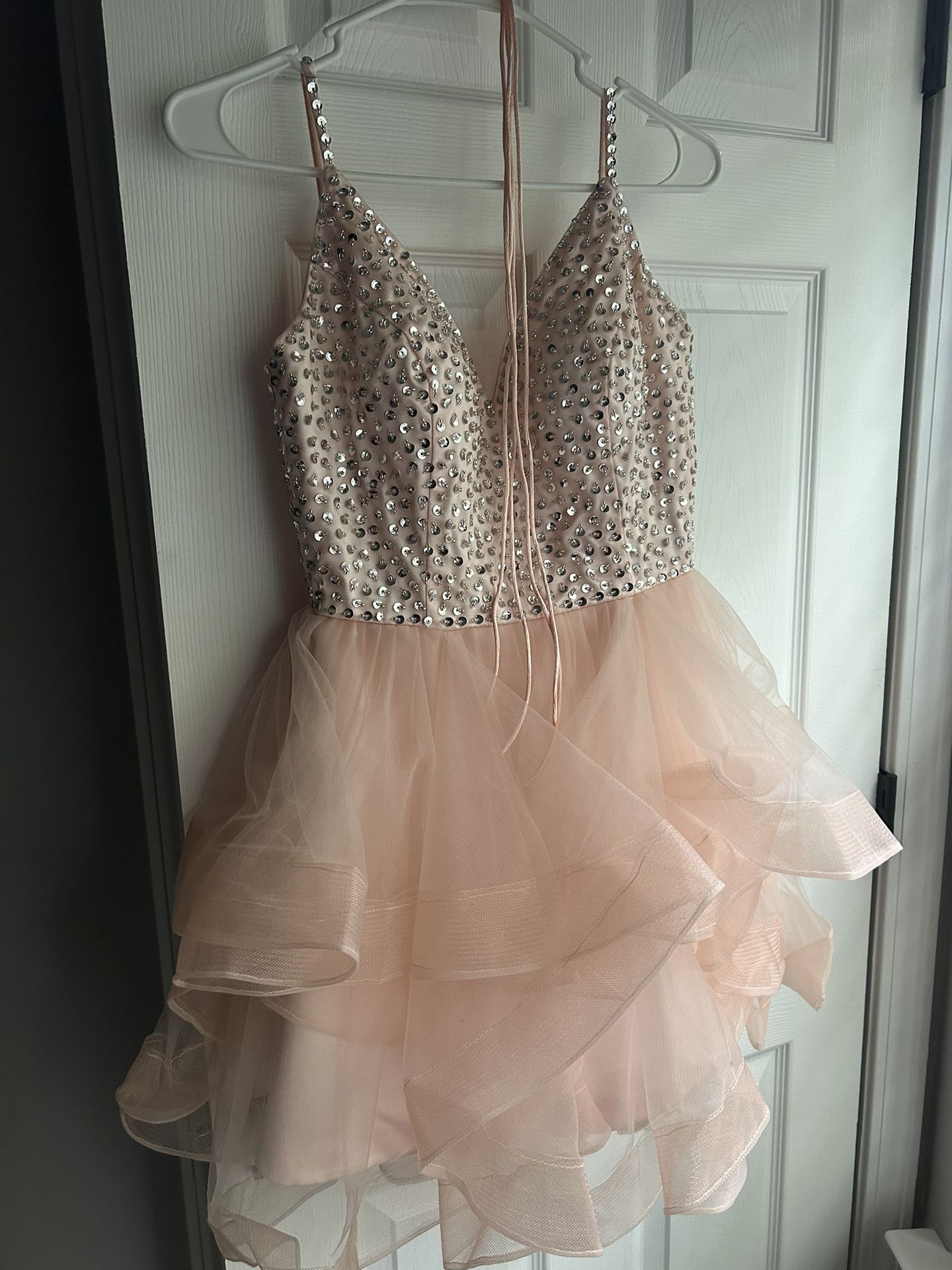 Beaded Short Prom Dresses for Women W/Tulle