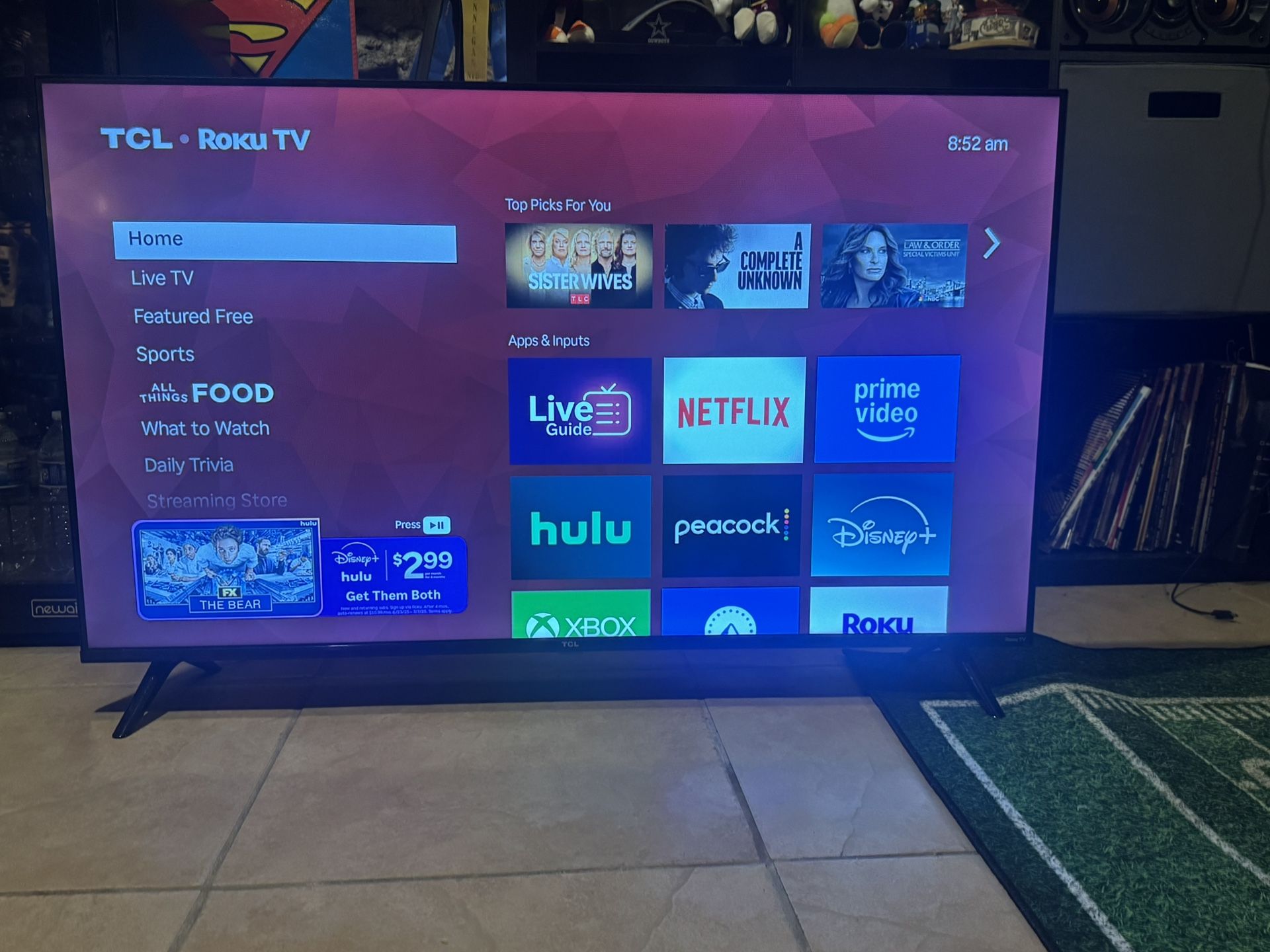 43 Inch TCL Roku