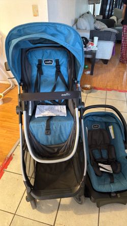 Evenflo stroller and car seat
