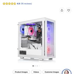 PC Set Up- Thermaltake PC, Samsung Monitor and other accessories