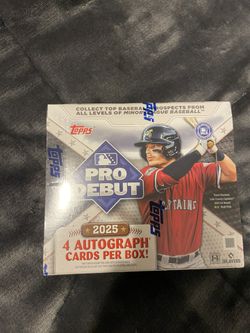 2025 Topps Pro Debut Hobby Box
