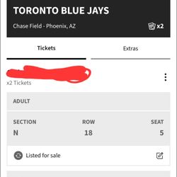 Dbacks Tickets April 18