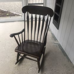 wood rocking chair