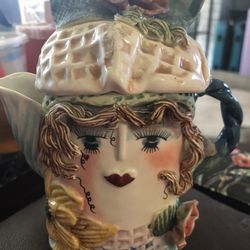 Garden Girl Teapot 