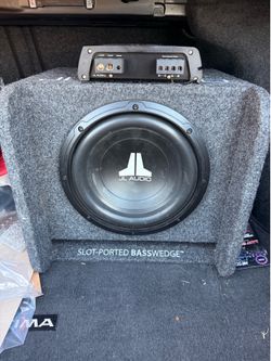 JL Audio Sub and Amp