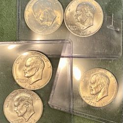 Eisenhower ‘71-‘76 (Bicentennial) 40% Silver Dollars BU