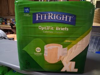 FitRight OptIFit Briefs XL 20 Count