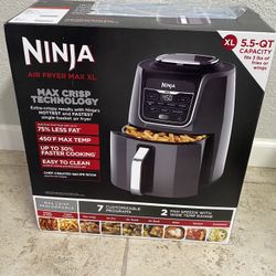 Open Box New Ninja AF161 Max XL Air Fryer that Cooks, Crisps, Roasts, Bakes, Reheats and Dehydrates, with 5.5 Quart Capacity, and a High Gloss Finish,