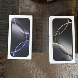 iPhone 16 Pro Max 256 / iPhone 16 Pro 128 