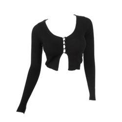Black Crop Top SMALL