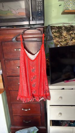 LOWERED AGAIN   Woman’s S-M orange sundress