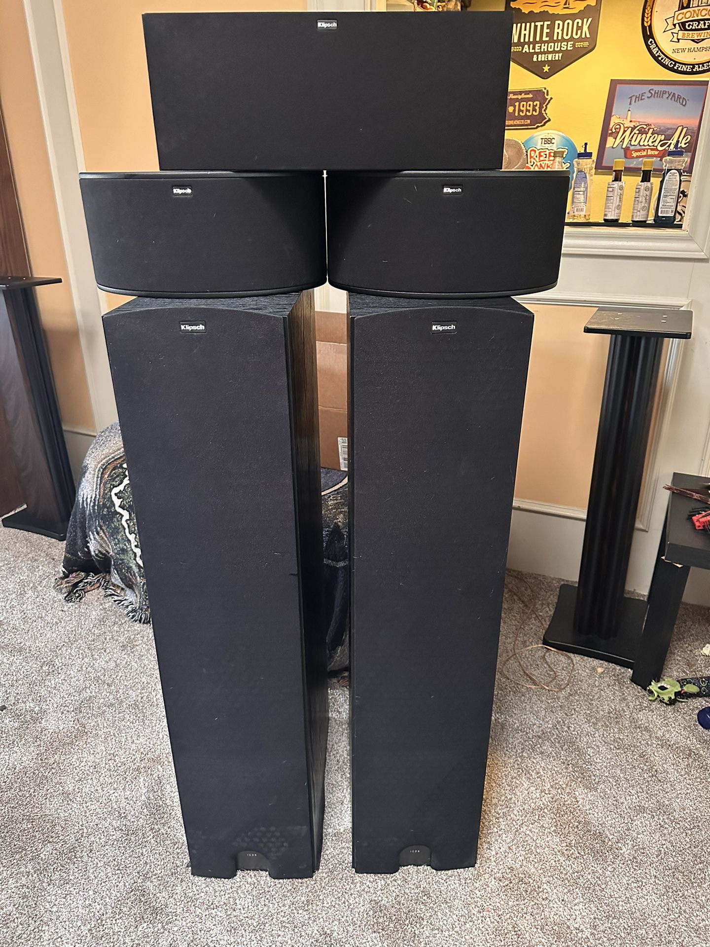 Set Of Klipsch Icon Series Speakers