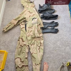 Government Chemical Protective hazmat Suit