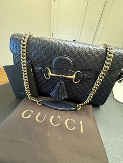 Gucci Microguccissima Emily Soft Margaux Horsebit Shoulder Bag
