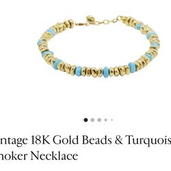 Vintage 18K Gold Necklace 