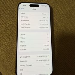 Unlocked iPhone 15 Pro – 256 GB | White Titanium | Unlocked for All Carriers