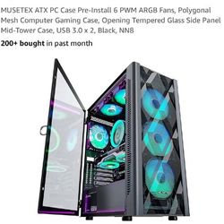 Gaming Case New And Four fans new