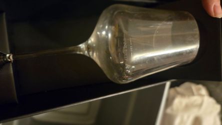 Gabriel glass wine bottle