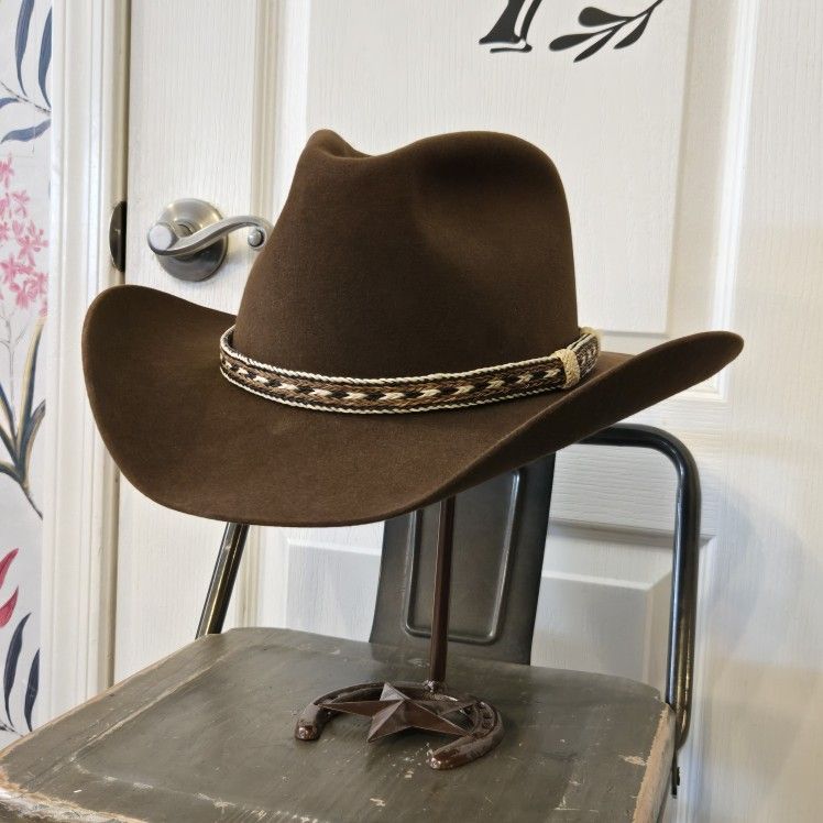 Custom Knudsen 7X Beaver Cowboy Hat "Longmire" (7 1/4+)