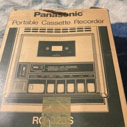 Panasonic Portable Cassette Recorder