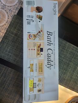 Tregini Bamboo Bath Caddy