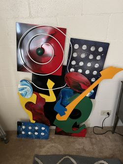  Contemporary Mixed Media Sculpture 38” X 49”