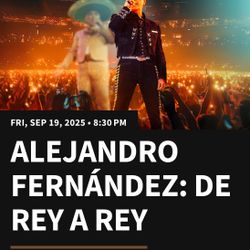 Alejandro Fernandez Tickets