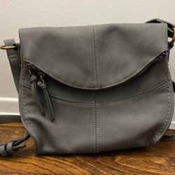 SONOMA TOP FLAP CROSSBODY BAG GRAY