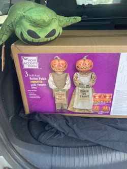 Halloween Pumpkin Rotten Twins