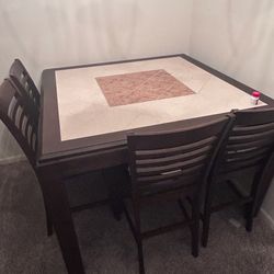 Wooden Dining Table And Chairs 