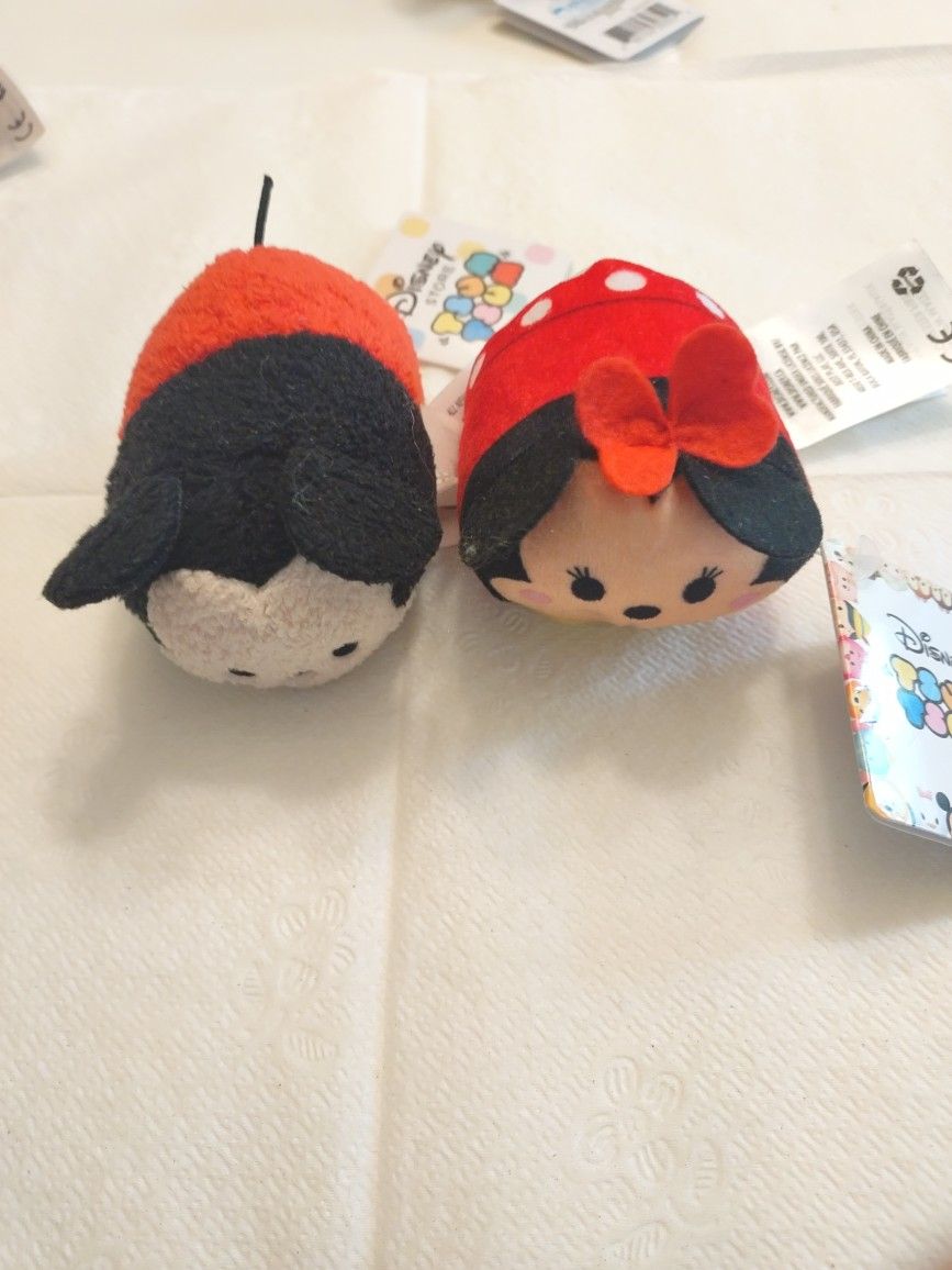 Disney Tsum Tsum Mini Plush Mickey & Minnie Mouse