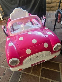 Kid toy car electric mini pink