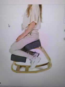 Costway Ergonomic Kneeling Chair Rocking Stool