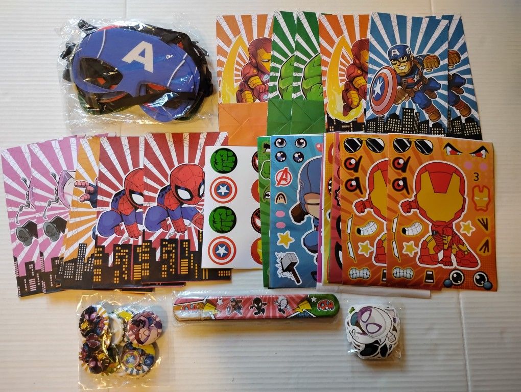 Captain America Mask And Party lot 