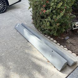 2 Concrete Parking Blocks